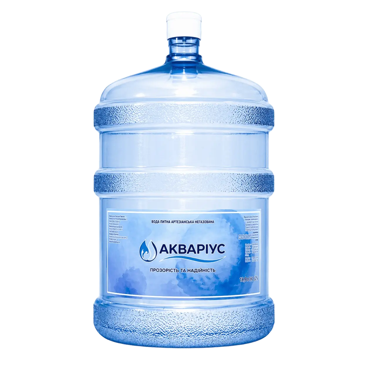Артезіанська питна негазована вода ТМ «АКВАРІУС» 18,9 л